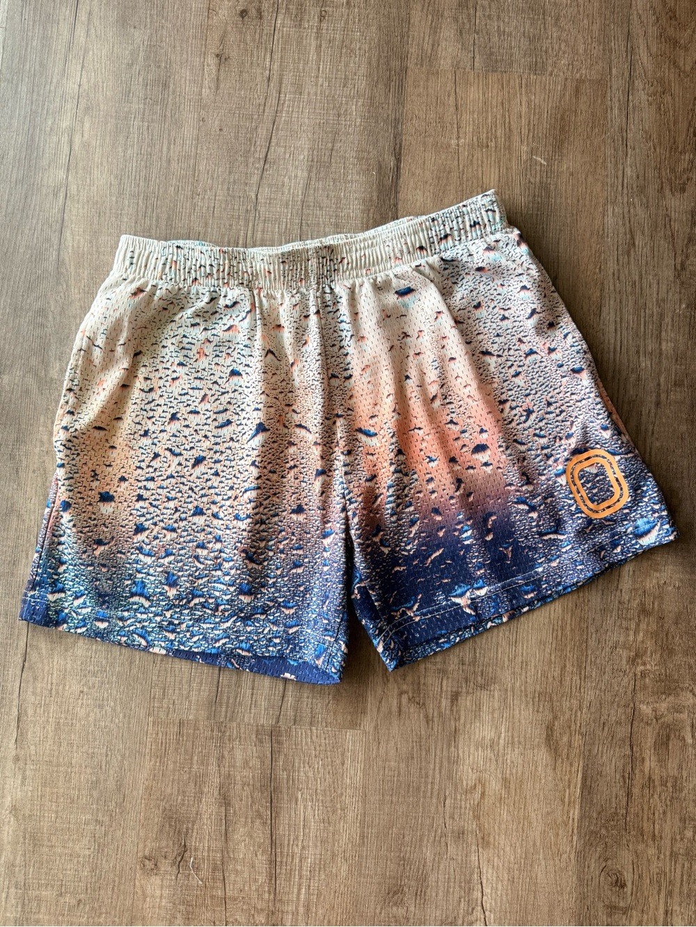 Men's Overtime Ombre Blue-Orange Shorts